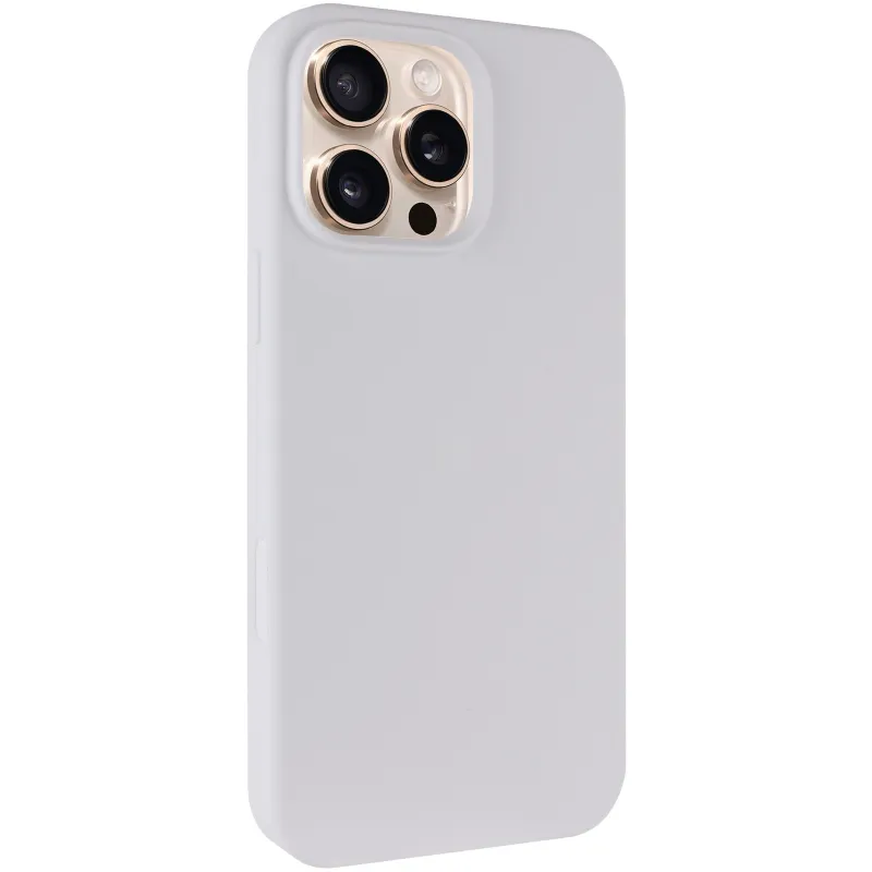 Чехол Silk Full Protective (AA) NO LOGO для Apple iPhone 16 Pro Max – Белый / White. Фото 1 из 18