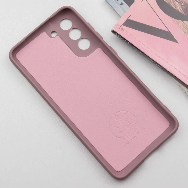 Чохол Silicone Case Lakshmi Plus з закритою камерою на Samsung Galaxy S22 – Рожевий / Pink Sand. Фото 3 з 6