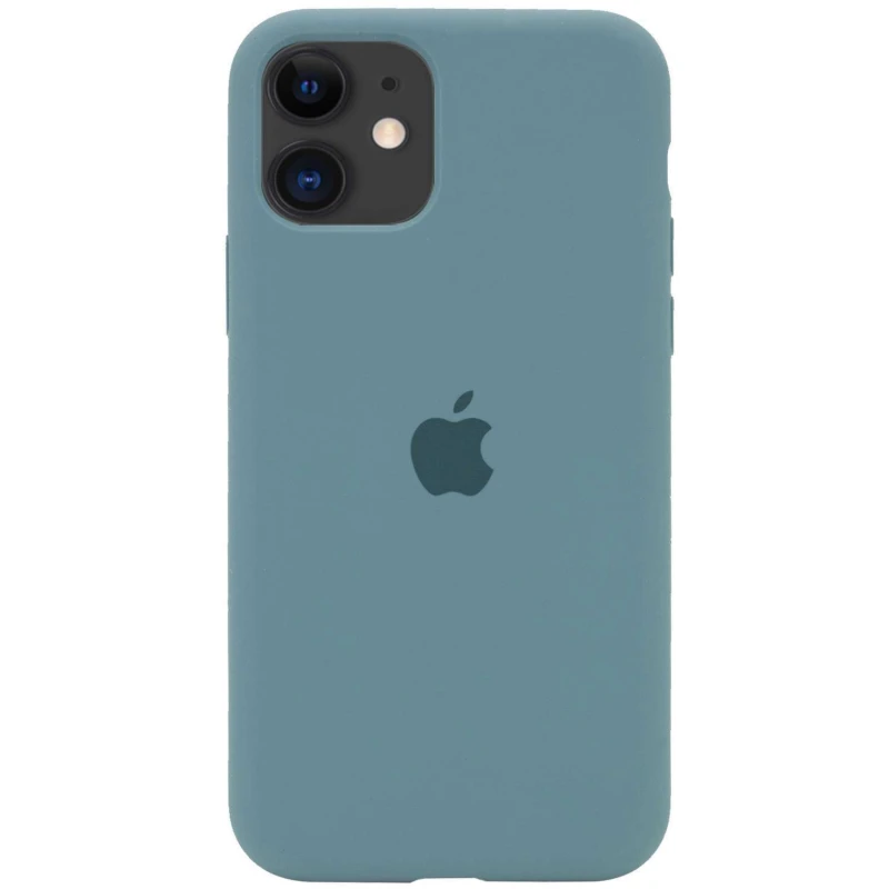 

Чохол Silicone Case з закритим низом на Apple iPhone 11 (6.1") (Зелений / Pine green)