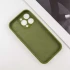 Чохол з захистом камери Silicone Case для Apple iPhone 13 Pro (6.1") – Зелений / Dark Olive. Фото 3 з 4