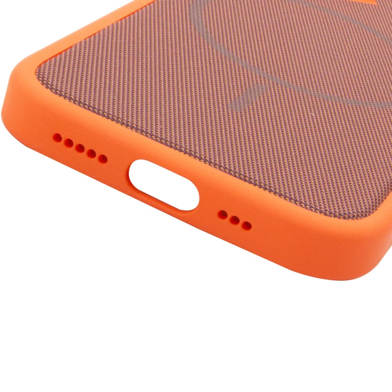 Чохол TPU TechWoven Hybrid with MagSafe для Apple iPhone 15 Pro Max (6.7") – Orange / Brown. Фото 7 з 7