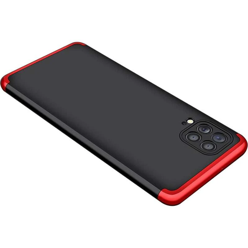 

Чехол с защитой 360 градусов GKK для Samsung Galaxy M62 (Черный / Красный), Чорний / червоний
