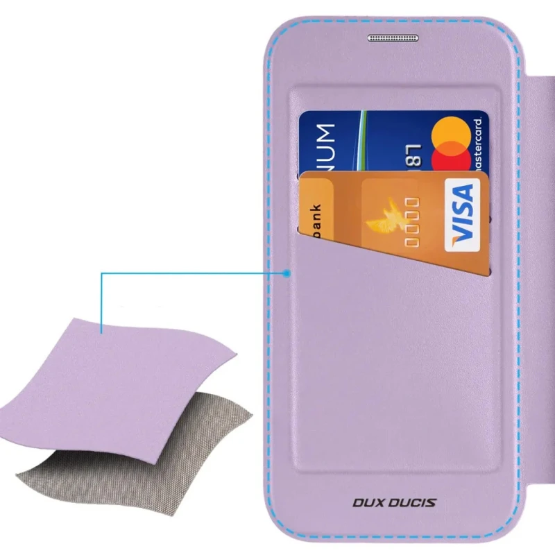 Чохол книжка Dux Ducis з MagSafe на Apple iPhone 17 (6.3") – Purple Pink. Фото 6 з 12