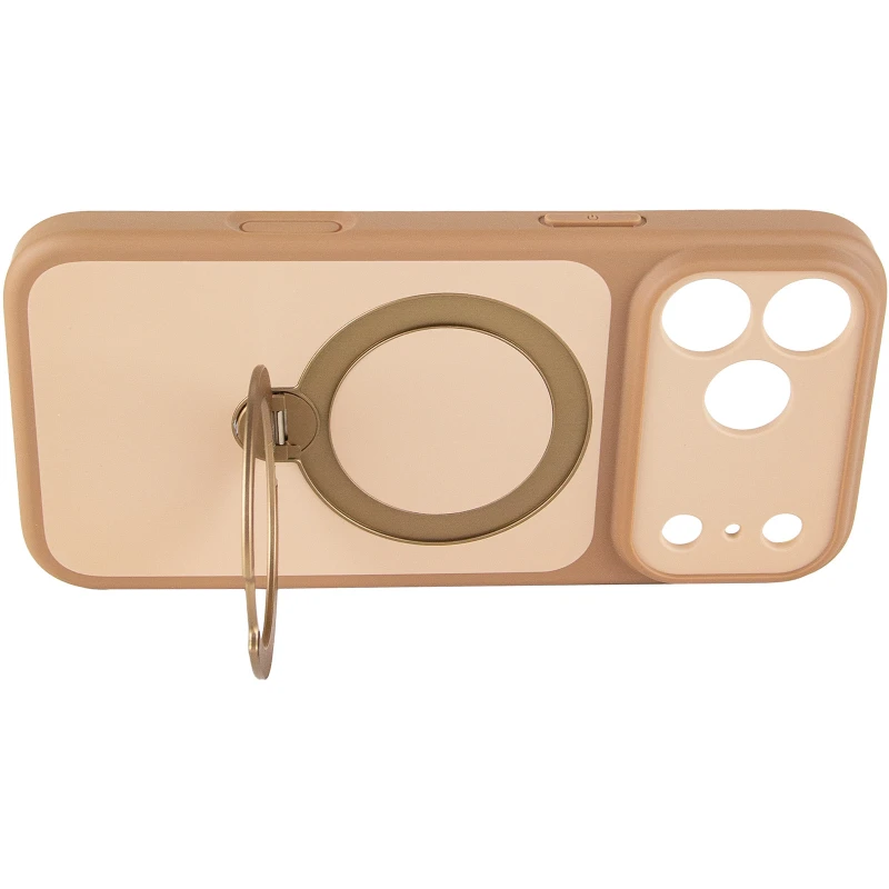 Чехол Ummi Full Camera with MagSafe HQ Ring для Apple iPhone 17 Pro (6.3") – Brown Gold. Фото 6 из 8