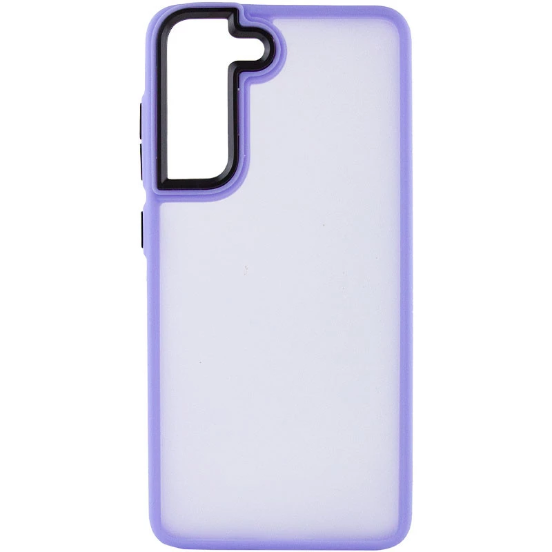 Чехол TPU+PC Lyon Frosted на Samsung Galaxy S21 FE – Purple. Фото 3 из 7