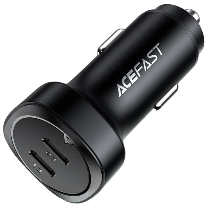 АЗУ Acefast B2 PD36W+PD36W total 72W (2USB-C) – Black. Фото 2 из 4