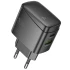 МЗП Hoco CS61A Bright PD30W+QC3.0 (1USB-A/1C) – Black. Фото 1 з 6
