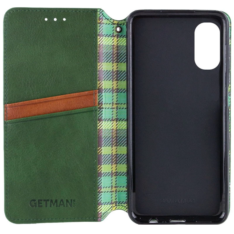Чохол книжка GETMAN кубик для Oppo A38 – Зелений. Фото 3 з 5