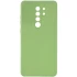Цветной силиконовый чехол с защитой камеры для Xiaomi Redmi Note 8 Pro – Фисташковый. Фото 1 из 1