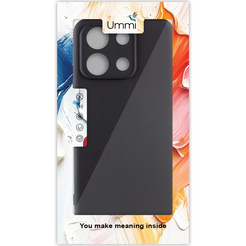 Чехол Silicone Cover Ummi Lakshmi Full Camera (AA) для Xiaomi Redmi 15C (Global) – Черный / Black. Фото 2 из 2