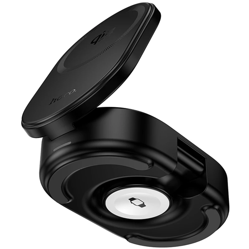 БЗУ Hoco CQ23 Pole Qi2.2 3-in-1 – Black. Фото 4 из 6