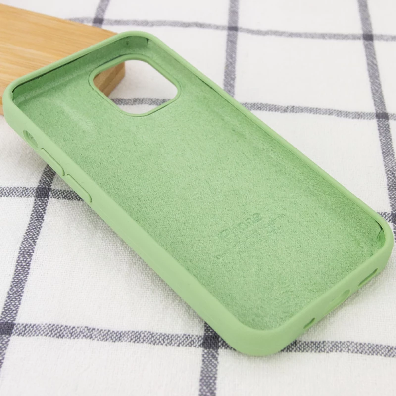 Чохол Silicone Case з закритим низом на Apple iPhone 16 Plus – М'ятний / Mint. Фото 3 з 3