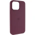 Чохол Silicone Case (AA) Logo with MagSafe для Apple iPhone 11 Pro (5.8") – Бордовий / Plum. Фото 2 з 6