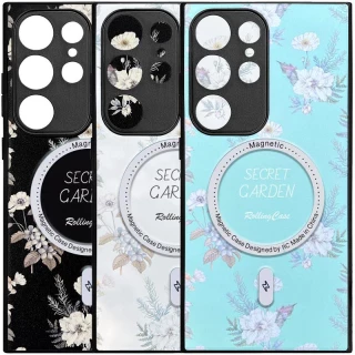 TPU+PC чехол Secret Garden with MagFit для Samsung Galaxy S24