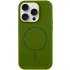 Чехол Silicone Armor Max не logo with MagSafe для Apple iPhone 16 Pro – Зеленый / Dark Olive. Фото 2 из 2