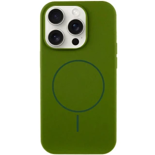 Чохол Silk Full Protective (AA) NO LOGO with Magnetic Fit для Apple iPhone 12 Pro (6.1") — Зелений / Dark Olive
