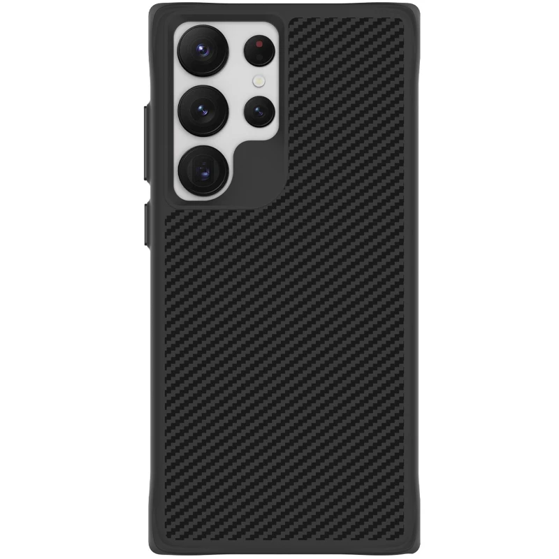 TPU+PC чохол Space Carbon collection для Samsung Galaxy S23 Ultra – Black. Фото 4 з 5
