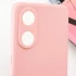 Цветной силиконовый чехол с защитой камеры для Oppo Reno 8T 4G – Розовый / Pink Sand. Фото 9 из 10