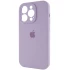 Чехол Silicone Case с защитой камеры для Apple iPhone 15 Pro (6.1") – Сиреневый / Lilac. Фото 3 из 6