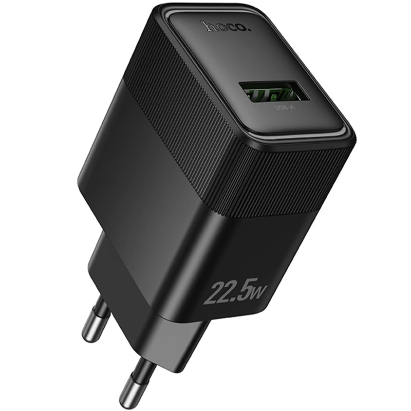 СЗУ Hoco CS111A Lounge PD22.5W (1USB-C) – Black. Фото 1 из 4