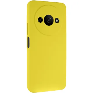 Чохол Silicone Case Lakshmi Premium із закритою камерою для Xiaomi Redmi A3 — Жовтий / Yellow