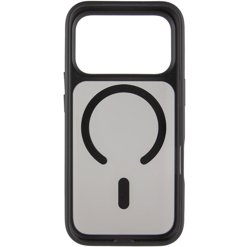 TPU+PC з металевими кнопками та MagSafe на Apple iPhone 17 Pro (6.3") – Чорний / Black. Фото 4 з 6
