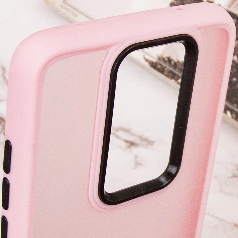 Чехол TPU+PC Lyon Frosted на Xiaomi Redmi Note 8 Pro – Pink. Фото 6 из 7