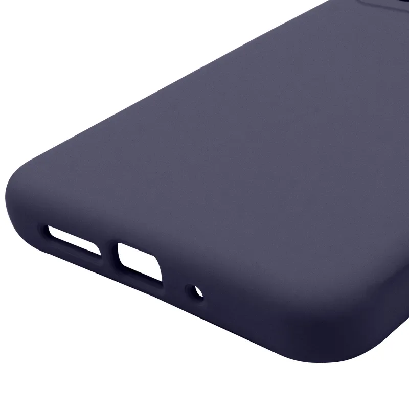 Чехол Silicone Case Lakshmi Premium з закритою камерою на Xiaomi Redmi 15 (EU) – Темно-синий / Midnight blue. Фото 8 из 8