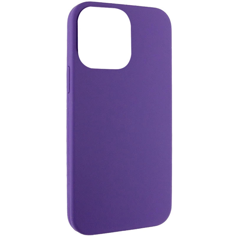 Чехол с закрытым низом Silicone Case для Apple iPhone 16 Pro – Фиолетовый / Amethyst. Фото 5 из 13