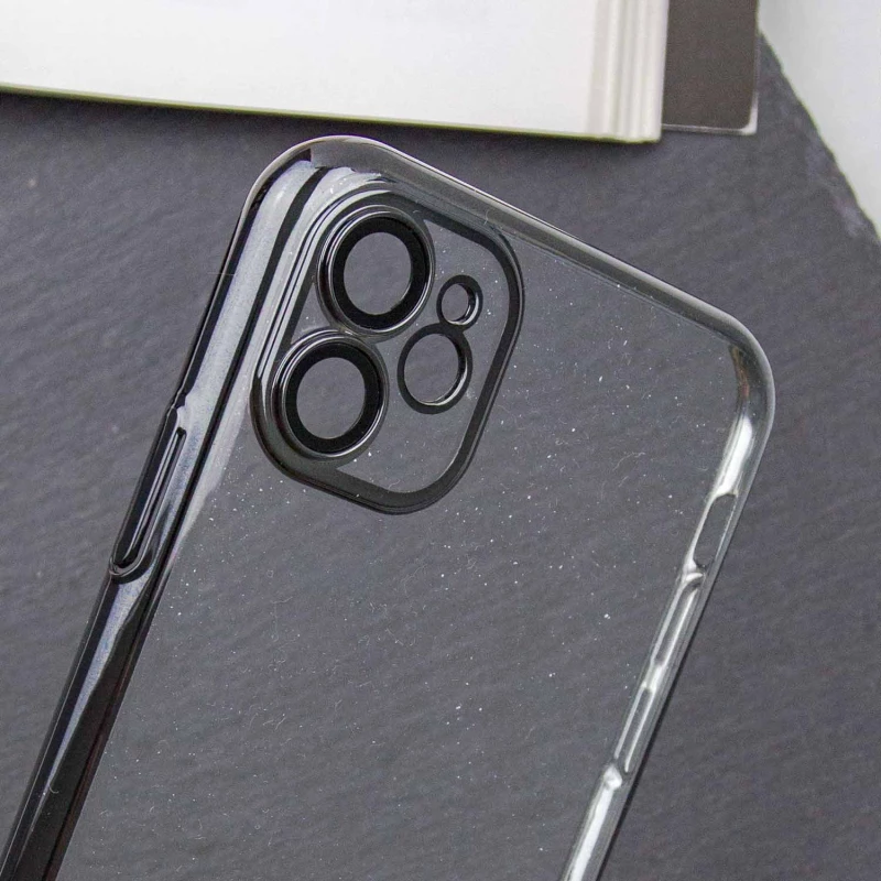 TPU+PC чехол с блестками на Apple iPhone 12 (6.1") – Black. Фото 5 из 10