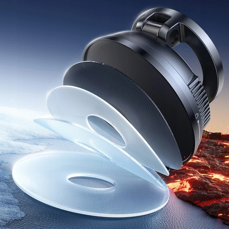 Автотримач Baseus VC2 Flex Vacuum Suction Magnetic (C00138) – Cosmic Black. Фото 4 з 4