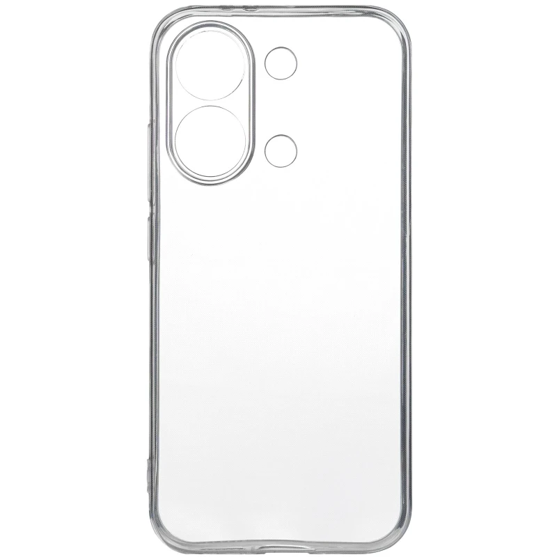 Ультратонкий силіконовий чохол 1,5 мм з захистом камери на Xiaomi Poco X8 Pro Max – Безбарвний (прозорий). Фото 2 з 2