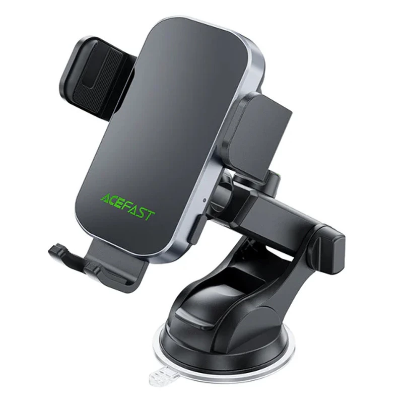 Автотримач з БЗП Acefast D53 with Electric Clamp for Dashboard – Black. Фото 1 з 7