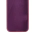 Чохол Silicone Case з закритим низом на Apple iPhone 16e (6.1") – Бордовий / Plum. Фото 6 з 6