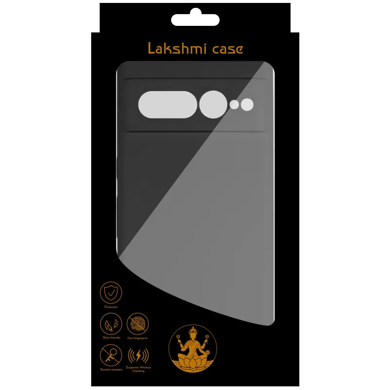 Чохол Silicone Case Lakshmi Premium із закритою камерою для Google Pixel 11 – Чорний / Black. Фото 2 з 2
