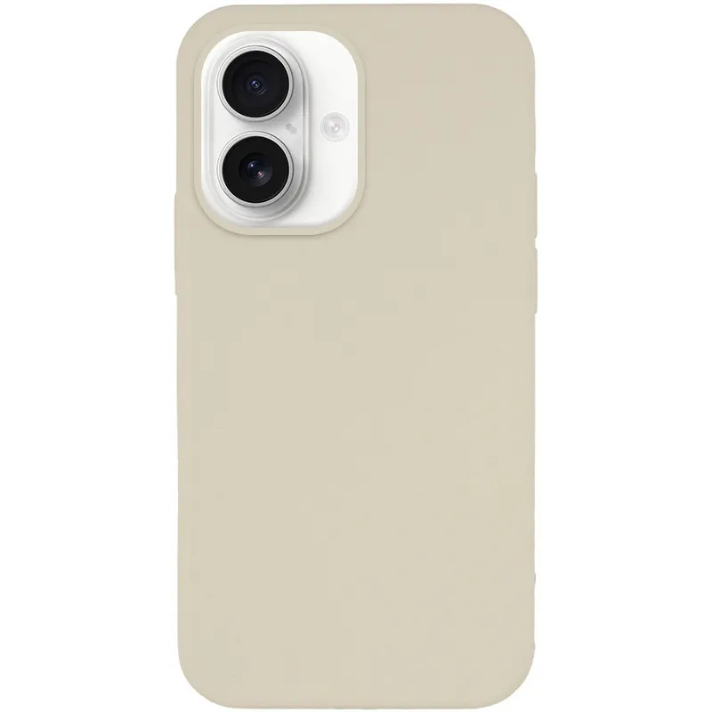 Чохол Silk Full Protective (AA) NO LOGO для Apple iPhone 16 Plus – Бежевий / Antigue White. Фото 2 з 4