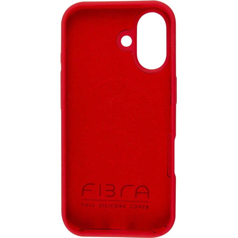 Силіконовий чохол Fibra Full with MagSafe для Apple iPhone 17 (6.3") – Red. Фото 2 з 3