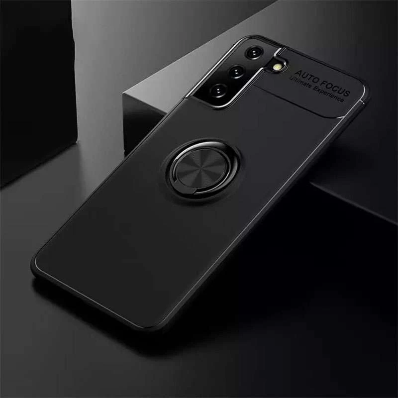 Чехол Deen ColorRing с кольцом для Samsung Galaxy S23+ – Черный / Черный. Фото 4 из 4