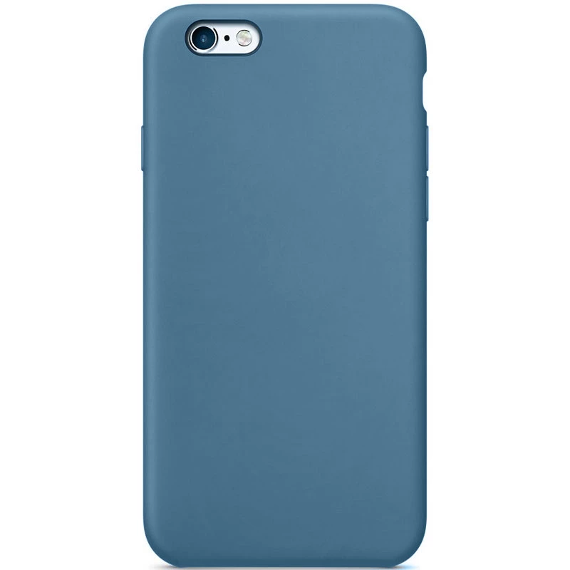 Чохол з закритим низом Silicone Case на Apple iPhone SE (2020) – Синій / Blue Jay. Фото 1 з 1