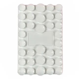 Тримач-присоска для телефону Sticker Hold Silicone 100*60 мм — White
