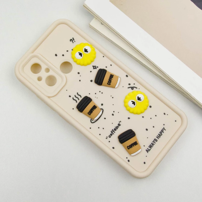 Чохол TPU Toys Case для Xiaomi Redmi 12C / Poco C55 – Sand / Always Happy. Фото 5 з 11