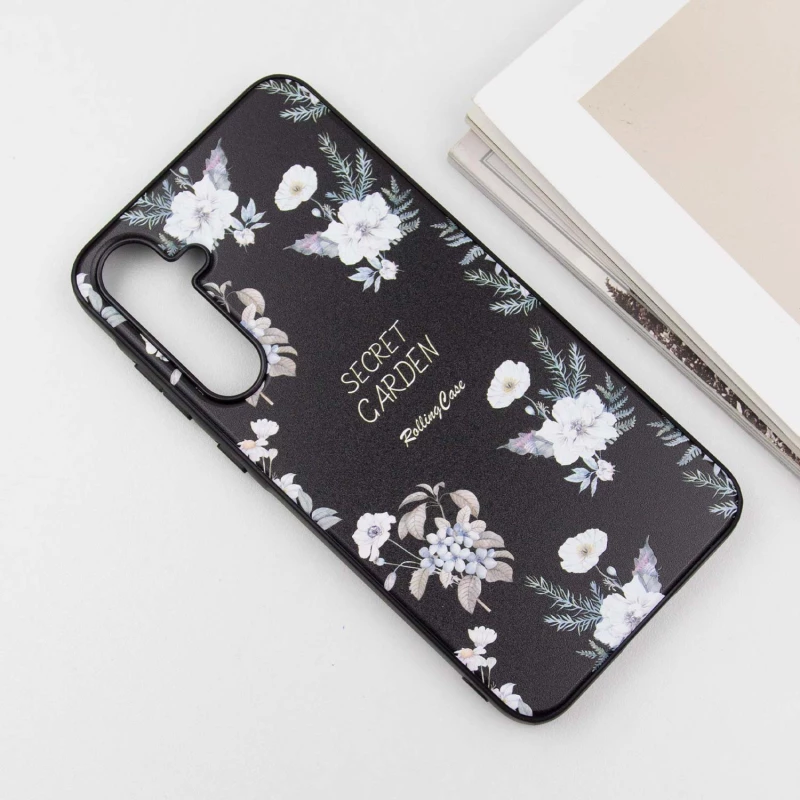 TPU+PC чехол Secret Garden для Samsung Galaxy A35 – Black. Фото 7 из 12