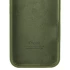 Чохол Silicone Case з закритим низом на Apple iPhone 16e (6.1") – Зелений / Dark Olive. Фото 6 з 6