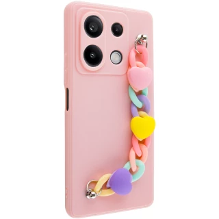 Чехол Heart с цепочкой для Xiaomi Redmi Note 13 5G фото 1 из 7