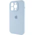 Чехол Silicone Case с защитой камеры для Apple iPhone 15 Pro Max (6.7") – Голубой / Sweet Blue. Фото 3 из 6