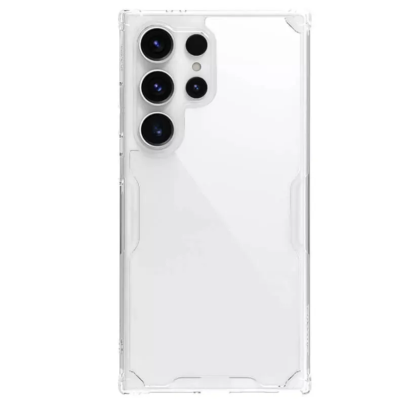Силіконовий чохол Nillkin з посиленим захистом кутів на Samsung Galaxy S26 Ultra – Безбарвний (прозорий). Фото 3 з 4