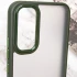 Захистний чохол TPU+PC матовий на Samsung Galaxy S24+ – Dark Green. Фото 3 з 4