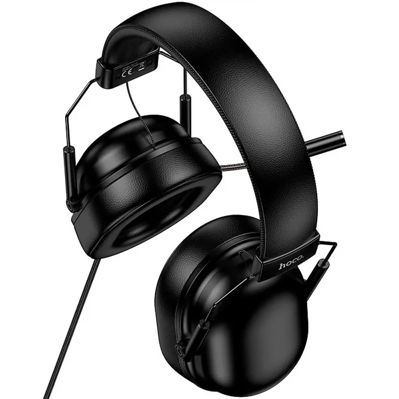 Накладні навушники Hoco W113 Dynamic (USB7.1+3.5mm/2m) – Black. Фото 4 з 6