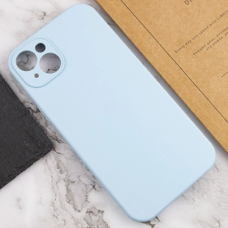 Чохол з захистом камери Silicone Case для Apple iPhone 13 (6.1") – Блакитний / Sweet Blue. Фото 5 з 6