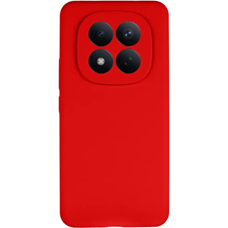 Чехол Silicone Case Lakshmi Premium з закритою камерою на Xiaomi Redmi Note 15 4G/5G (EU) – Красный / Red. Фото 3 из 6